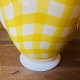 Old yellow teapot tablecloth