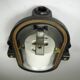 Glass and bakelite wall light