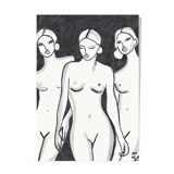 Nus noirs et blancs