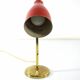 Red Italian fifties desk lamp