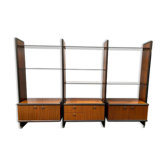 Roche Bobois library in vintage teak 1970