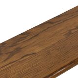 Vintage book shelf wall rack 1970s wood minimalist design