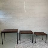 Set of 3 pull out tables By Cees Braakman, 1960