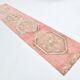 3x14 Runner Faded Pink Vinage Wool Runner Rug, 84x410