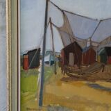 Arthur Nilsson, Swedish Modern Painting, 1955, Oil on Canvas