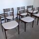 Lot de 6 chaises par P.E. Jorgensen pour Farso Stolefabrik