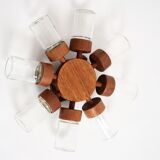Scandinavian teak spice wheel digsmed 1964