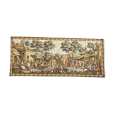 Vintage French tapestry Jaquar 84 x 201 cm