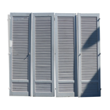 Suite of 4 wooden shutters