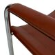 Set of 4 Bauhaus cantilever chairs cognac leather and chrome Design
