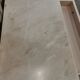 Dressing table with white marble top + chair