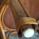 High harness in vintage rattan