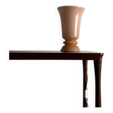 Nude milk glass table lamp | Sweden | 1960s