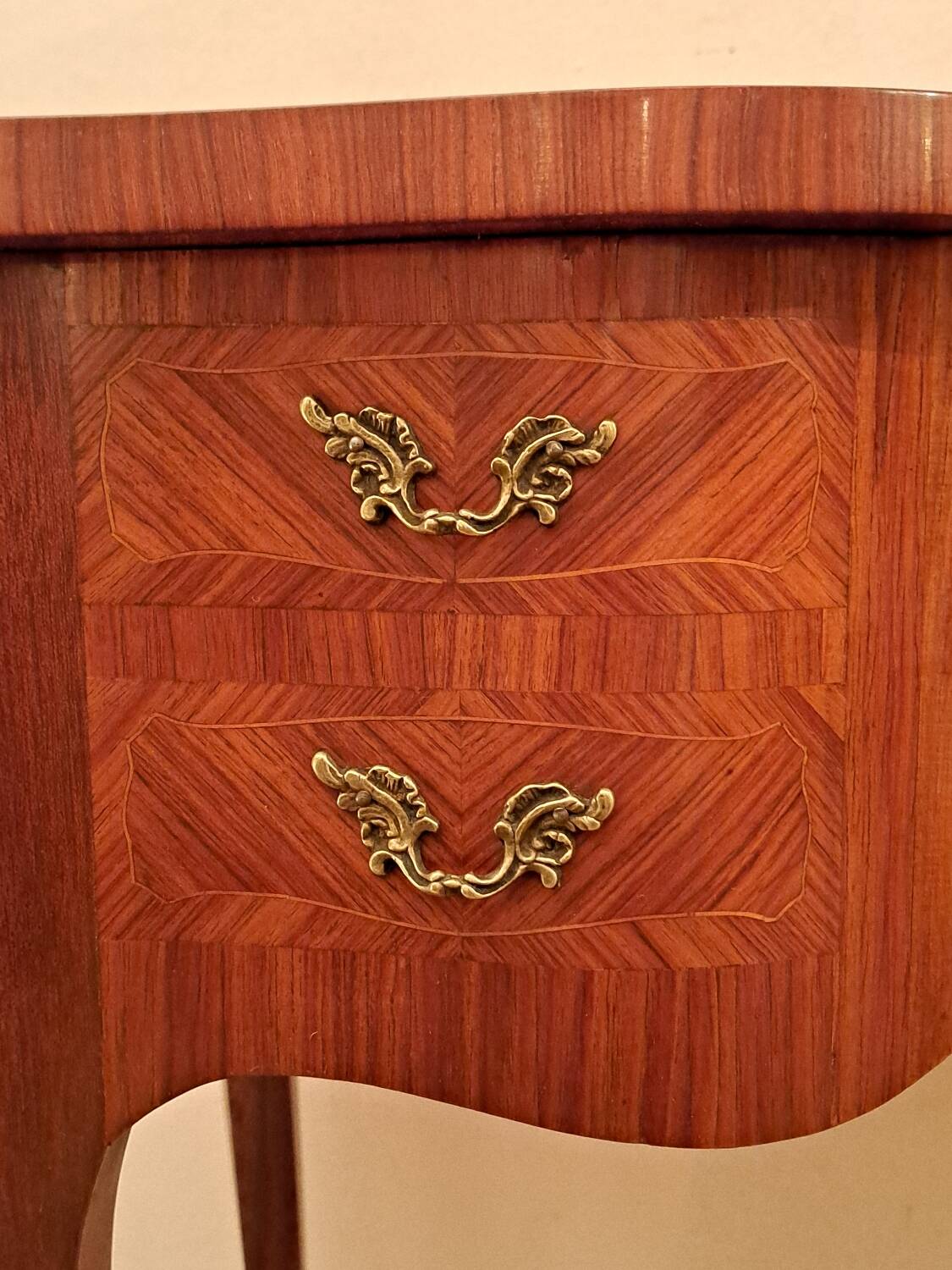Louis XV style dressing table in marquetry