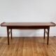 Table basse scandinave vintage teck, 1960