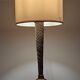 Lampe en laiton torsadé