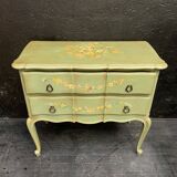 Dresser called "jumping" painted wood