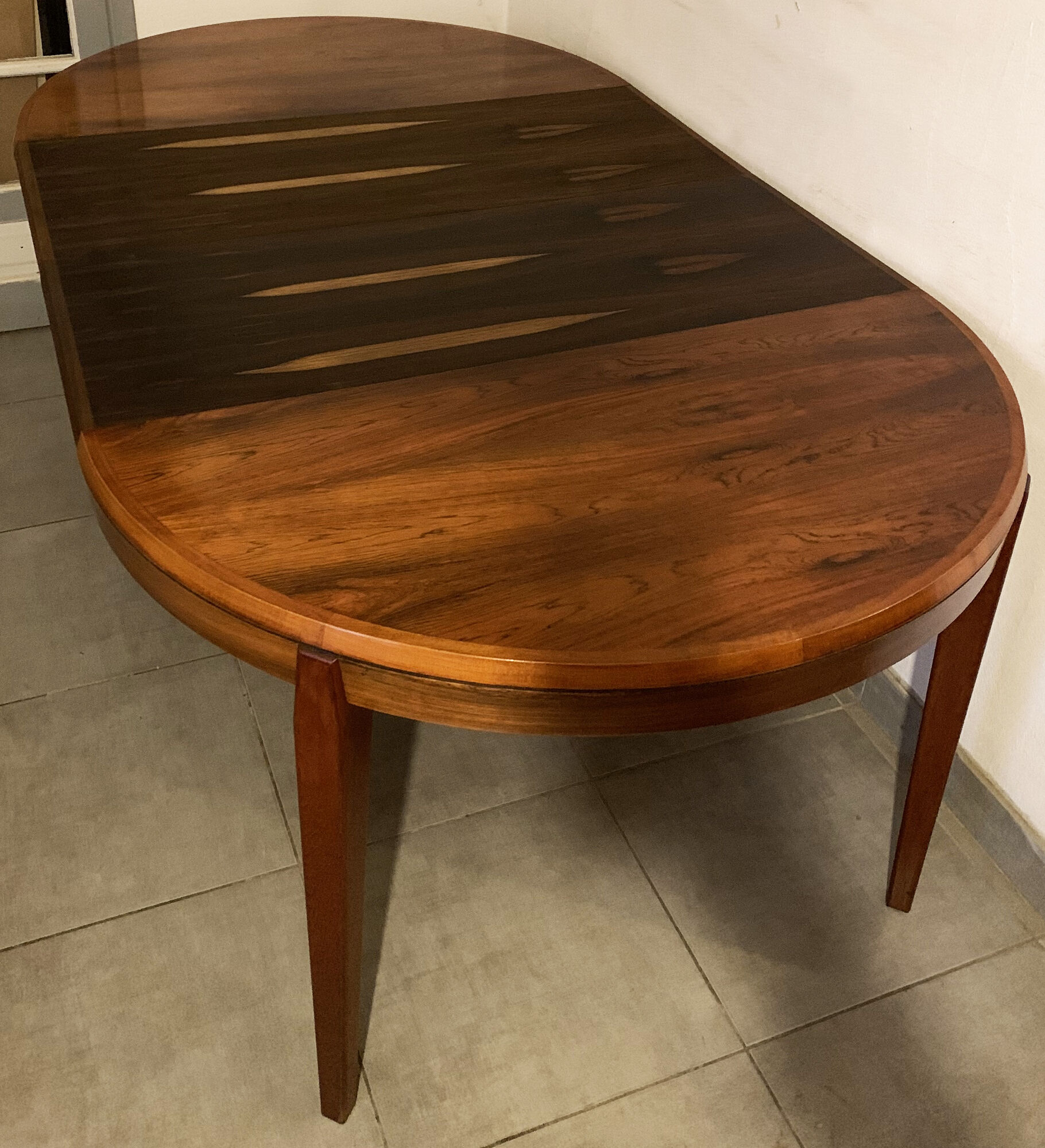 Dining table by Vestervig Eriksen Scandinavian rosewood from the 60s extendable
