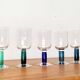 German wine glasses by Regina Kaufmann for Glashagen Hütte, set of 6.