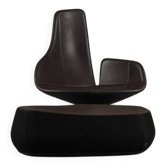 Fauteuil et pouf Fjord par Patricia Urquiola pour Moroso, Italie, années 2000.