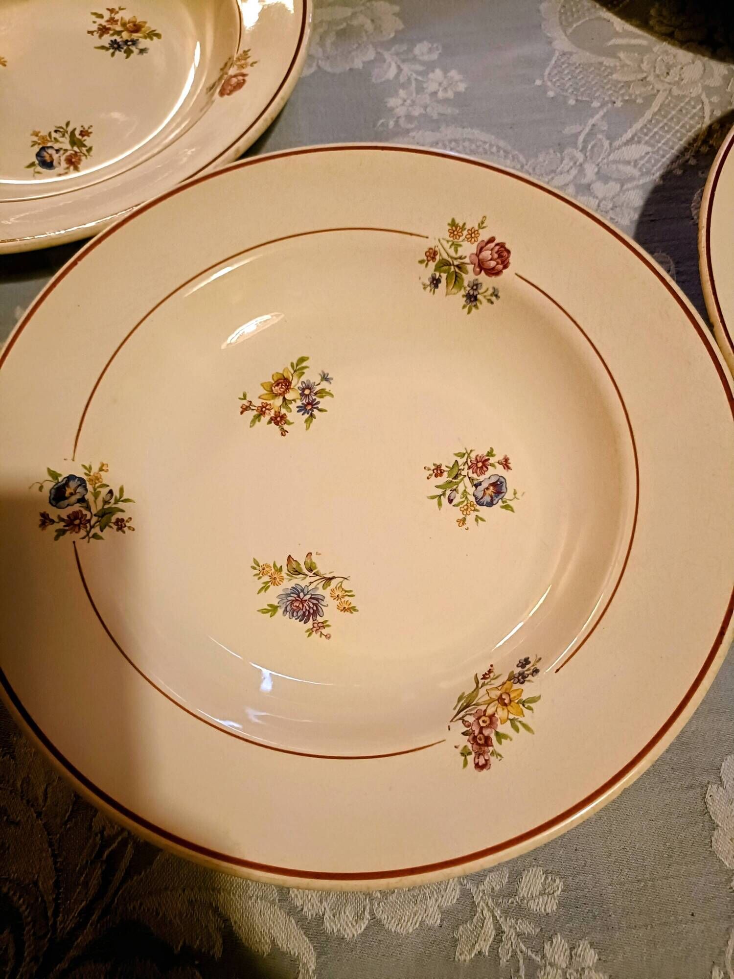 5 deep plates Salins