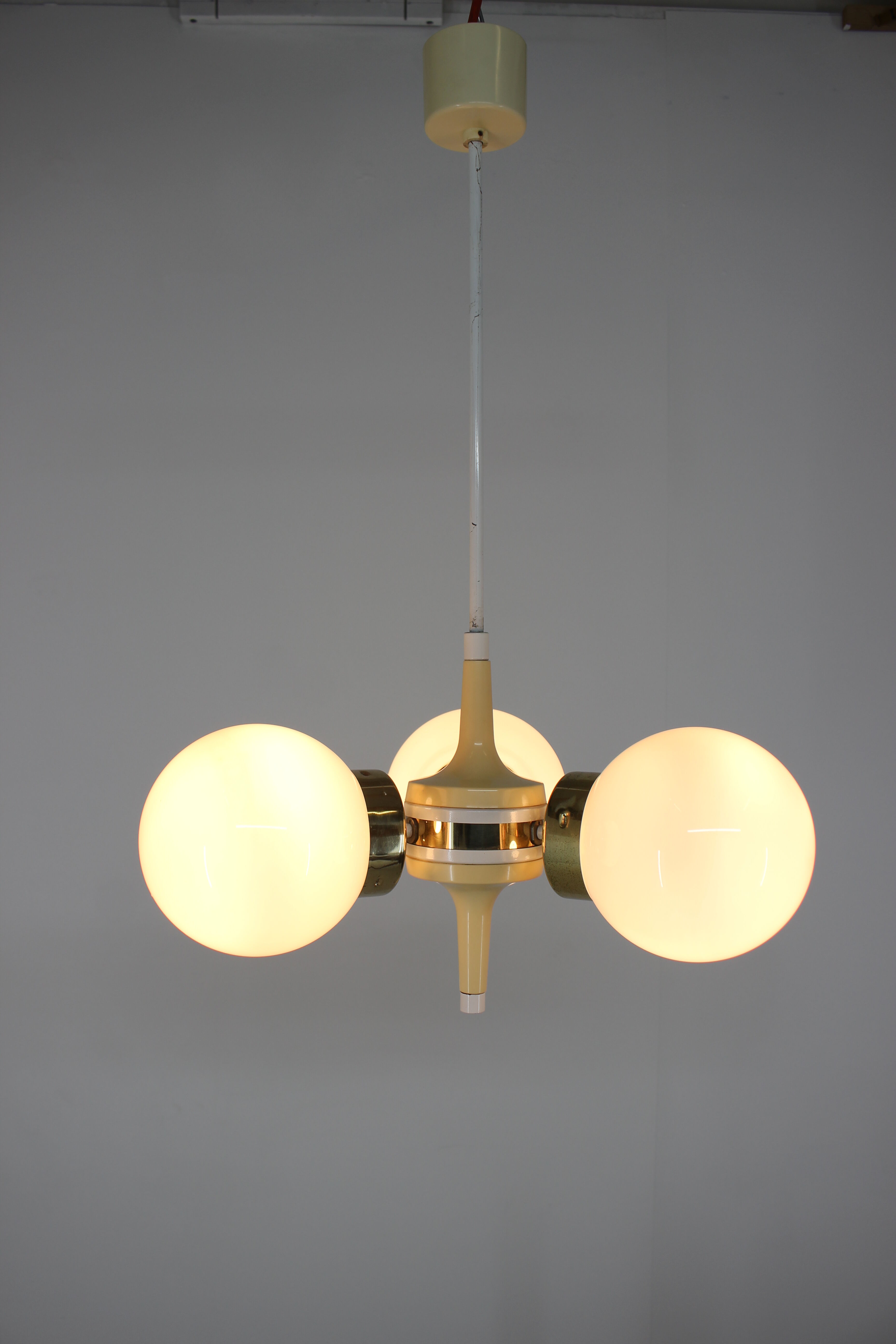 Space Age Chandelier Sputnik by Eloktroinstala Decin, 1970