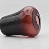 Vintage bubbled glass vase