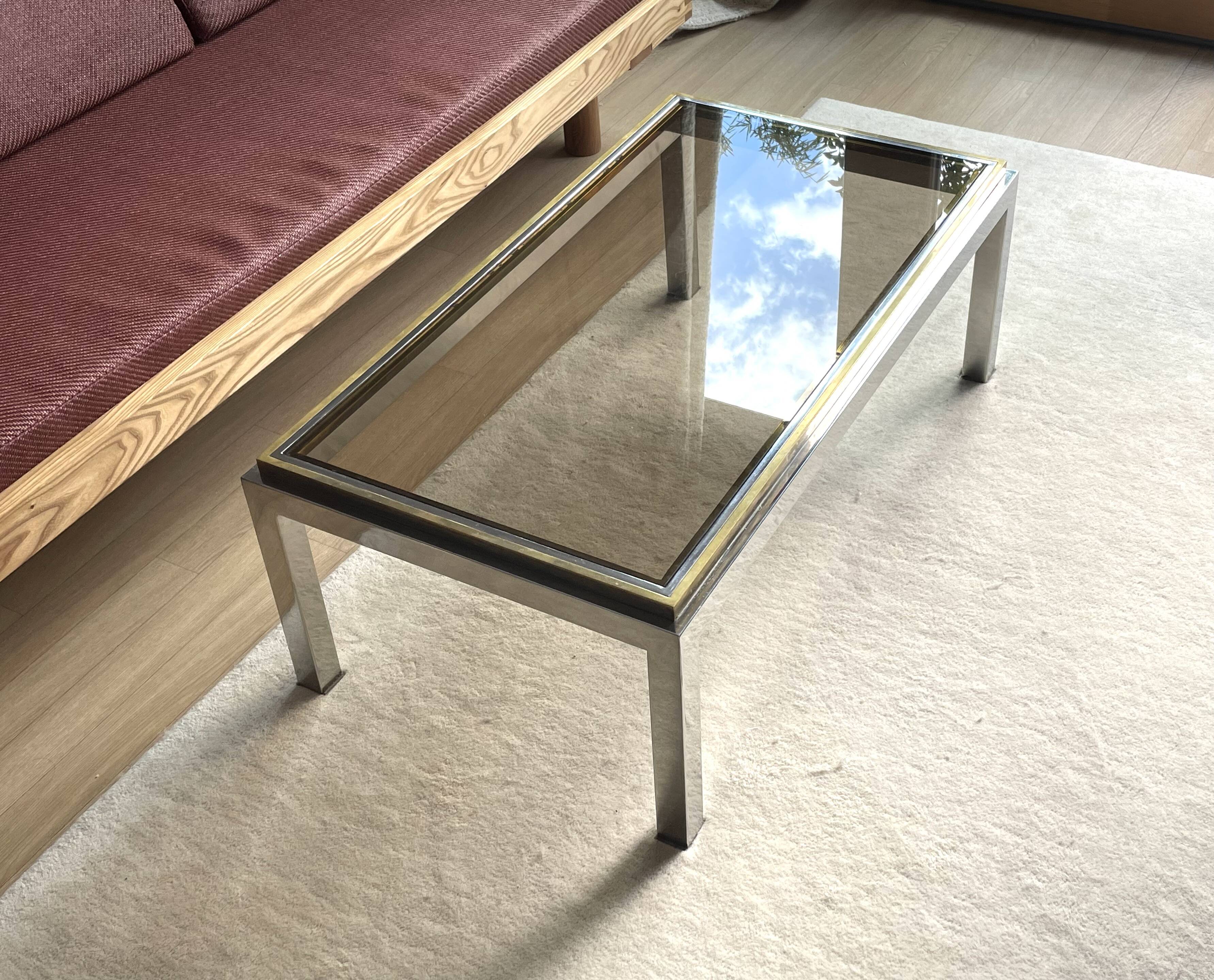 Willy Rizzo coffee table - Flaminia model - 1970s