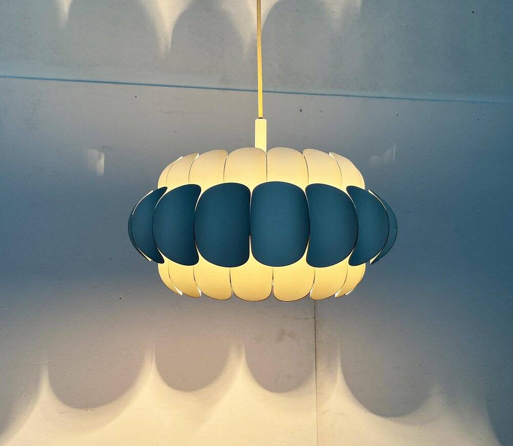 White metal suspension from the mid-century by H. Zender for Temde, 1960s.