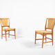 Set of 4 David Rosen chairs for Nordiska Kompaniet 1960