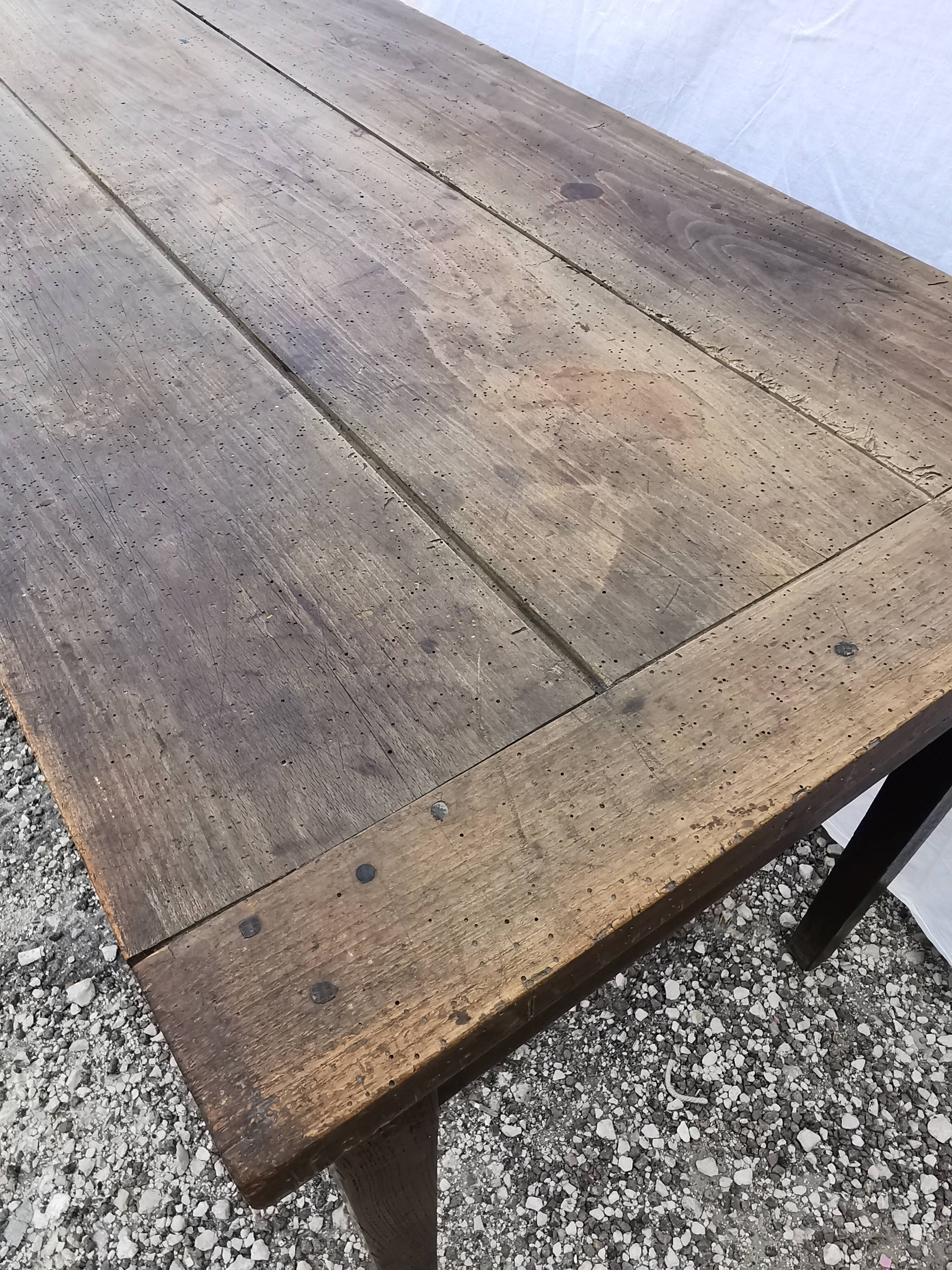 Old vintage wooden desk