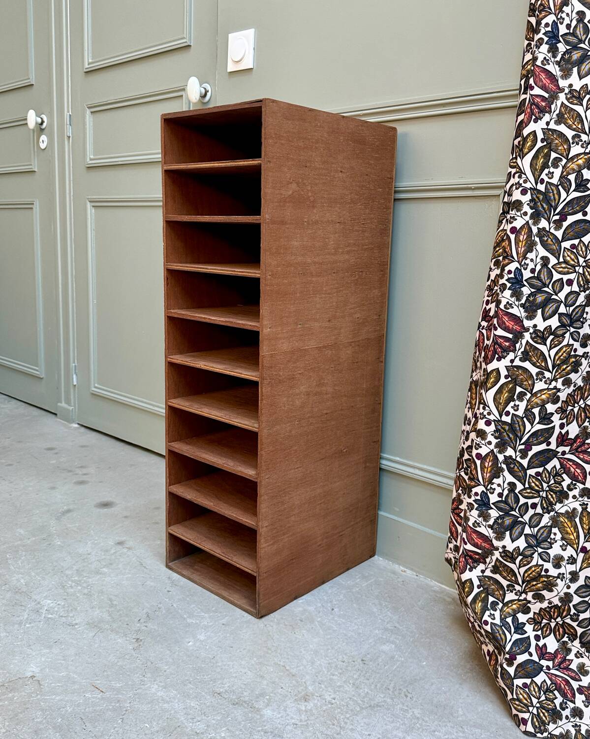 Meuble trieur en bois 70s (rénové)