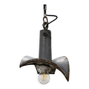 Suspension miroir vintage - industrielle