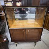 Vintage 60's mahogany display case