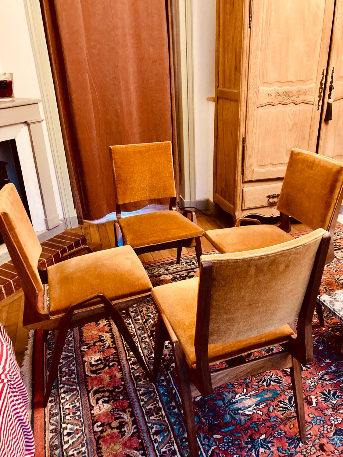 4 chairs Maurice Pré