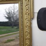 Mirror 19 th wood and golden stuc 156x87cm