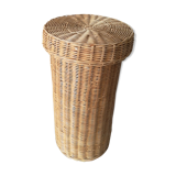 Cylindrical storage basket