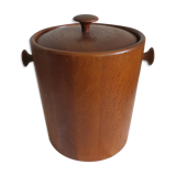 Teak ice bucket, Scandinavian style year 70