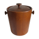 Teak ice bucket, Scandinavian style year 70