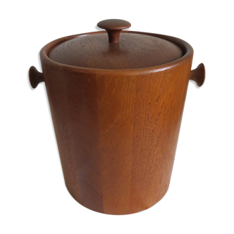Teak ice bucket, Scandinavian style year 70