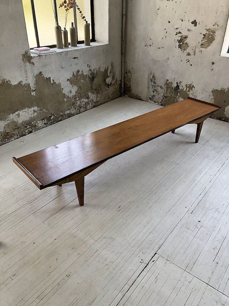 Scandinavian teak bench