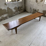 Scandinavian teak bench
