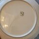6 flat plates fish décor in slurry Sarreguemines vintage