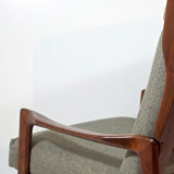 Fauteuil scandinave haut dossier par Niels Eilersen 1960