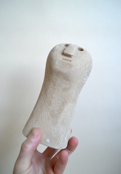 Stone bust from Indonesia