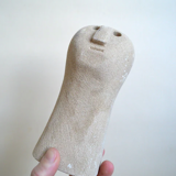 Stone bust from Indonesia