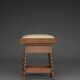 Oak Stool in the manner of architect CJ Blaauw, Amsterdam School /Art Deco