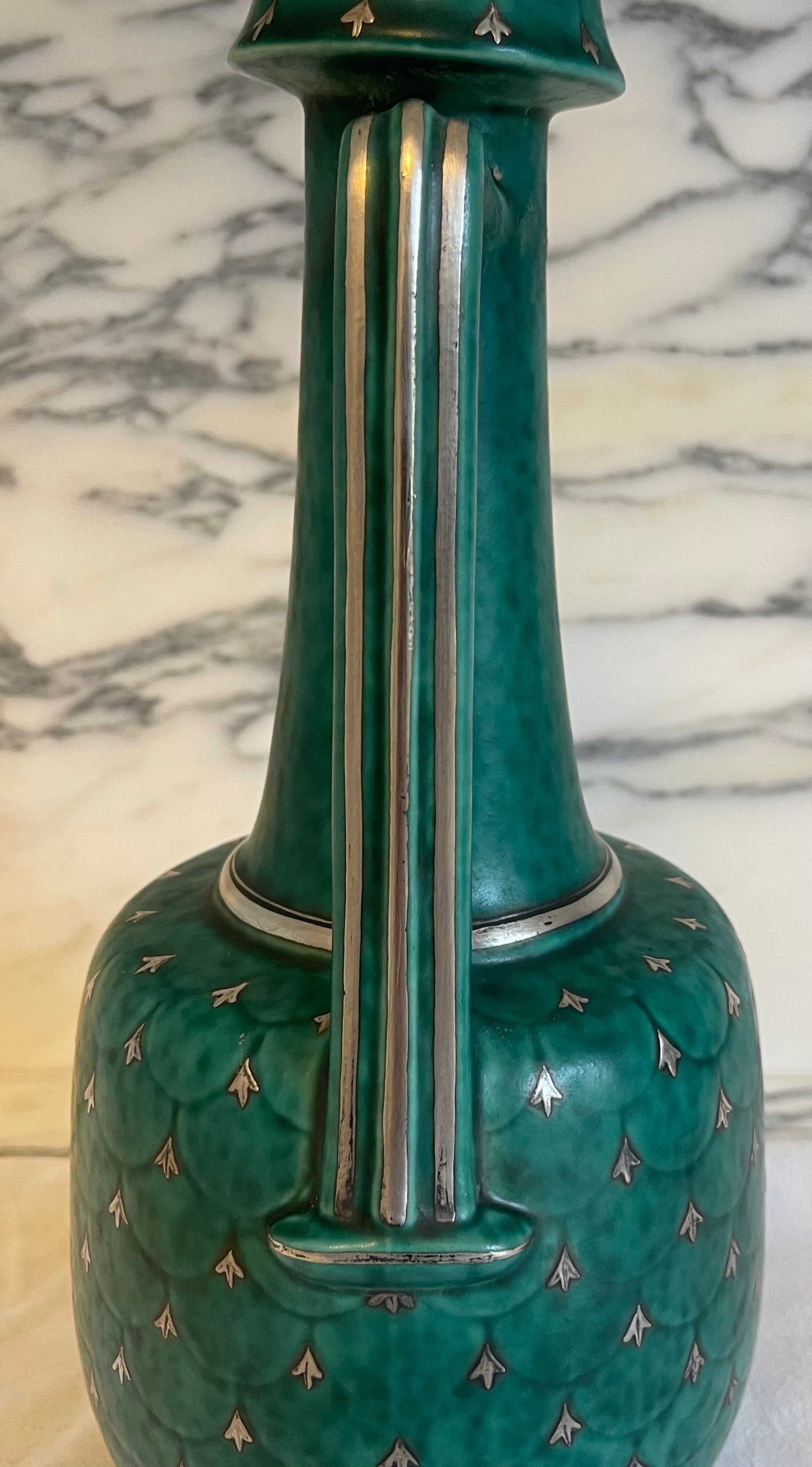 Vase Gustavsberg argenta wilhelm kage