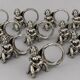 Set of 10 Silver-Plated Cherub Napkin Rings, Vintage Table Décor Putti Figurine