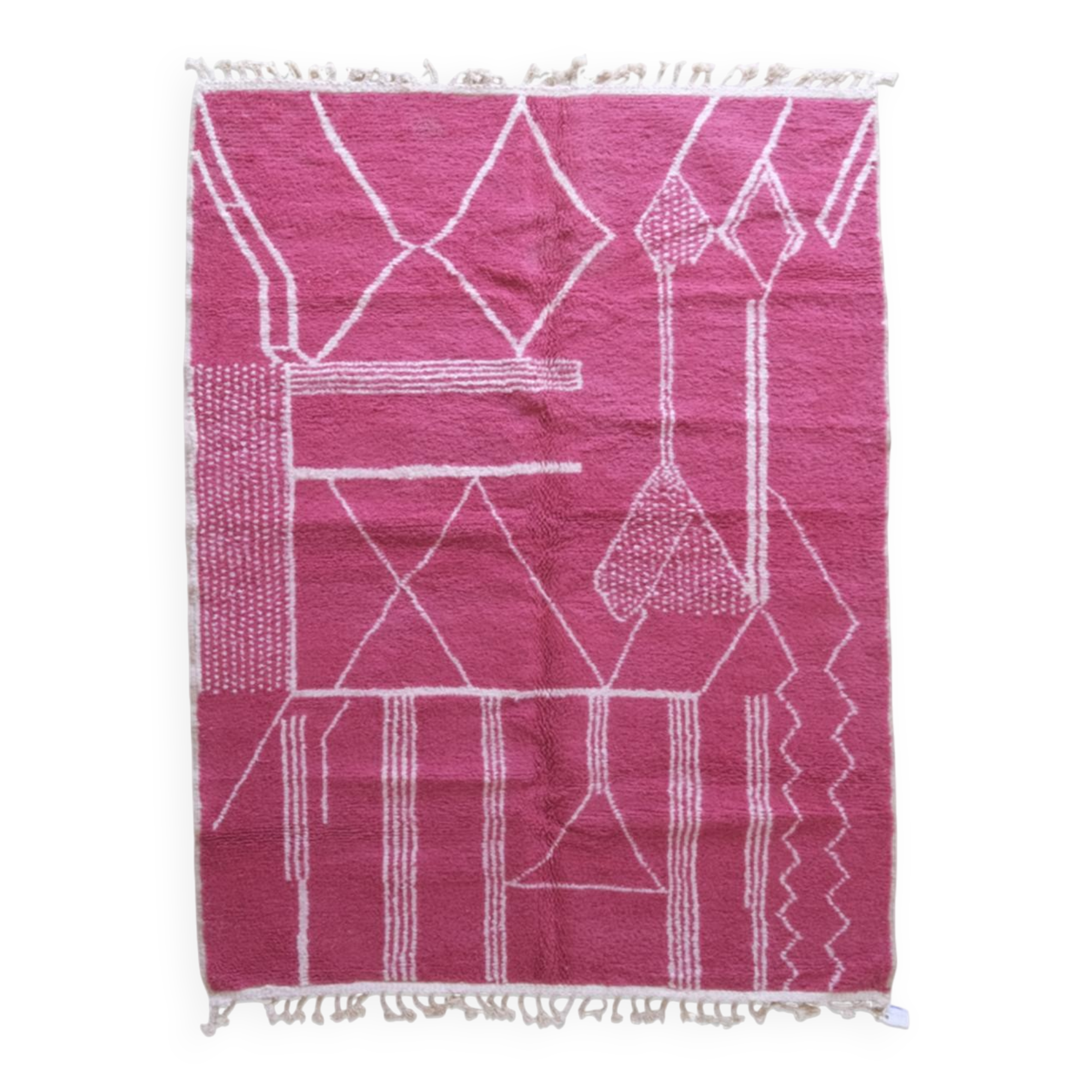 Tapis Rose Berbère - 253 x 184 cm